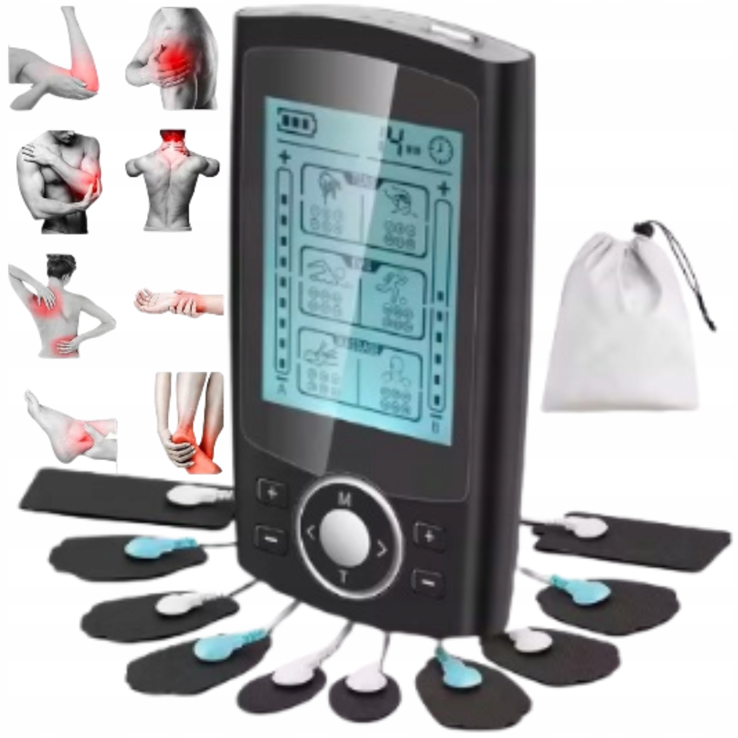 Elektrostimulátor Břišních Svalů Tens Ems 36-režimů 10W Na Břicho