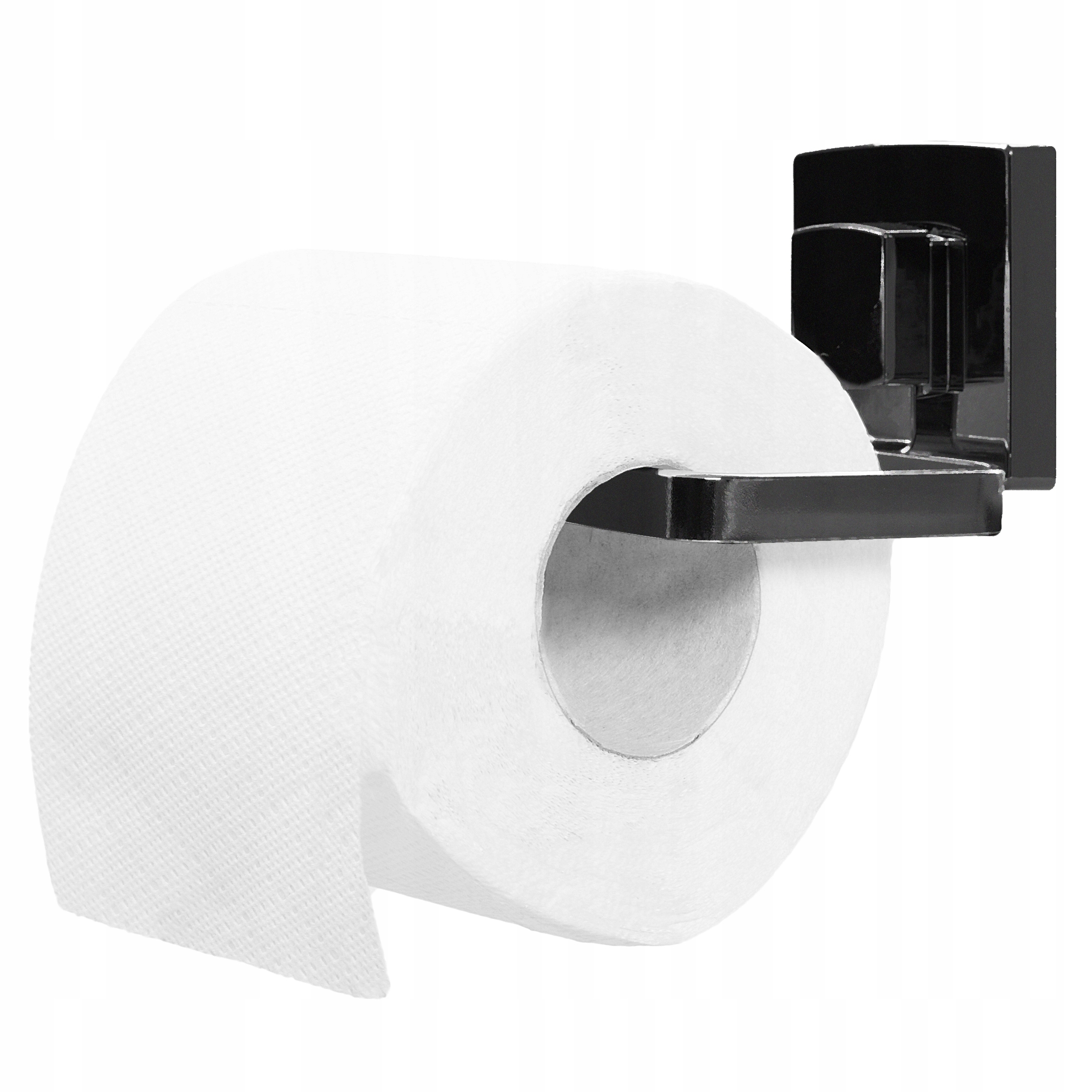 UCHWYT NA PAPIER TOALETOWY BEZ WIERCENIA BLACK Rodzaj ścienne