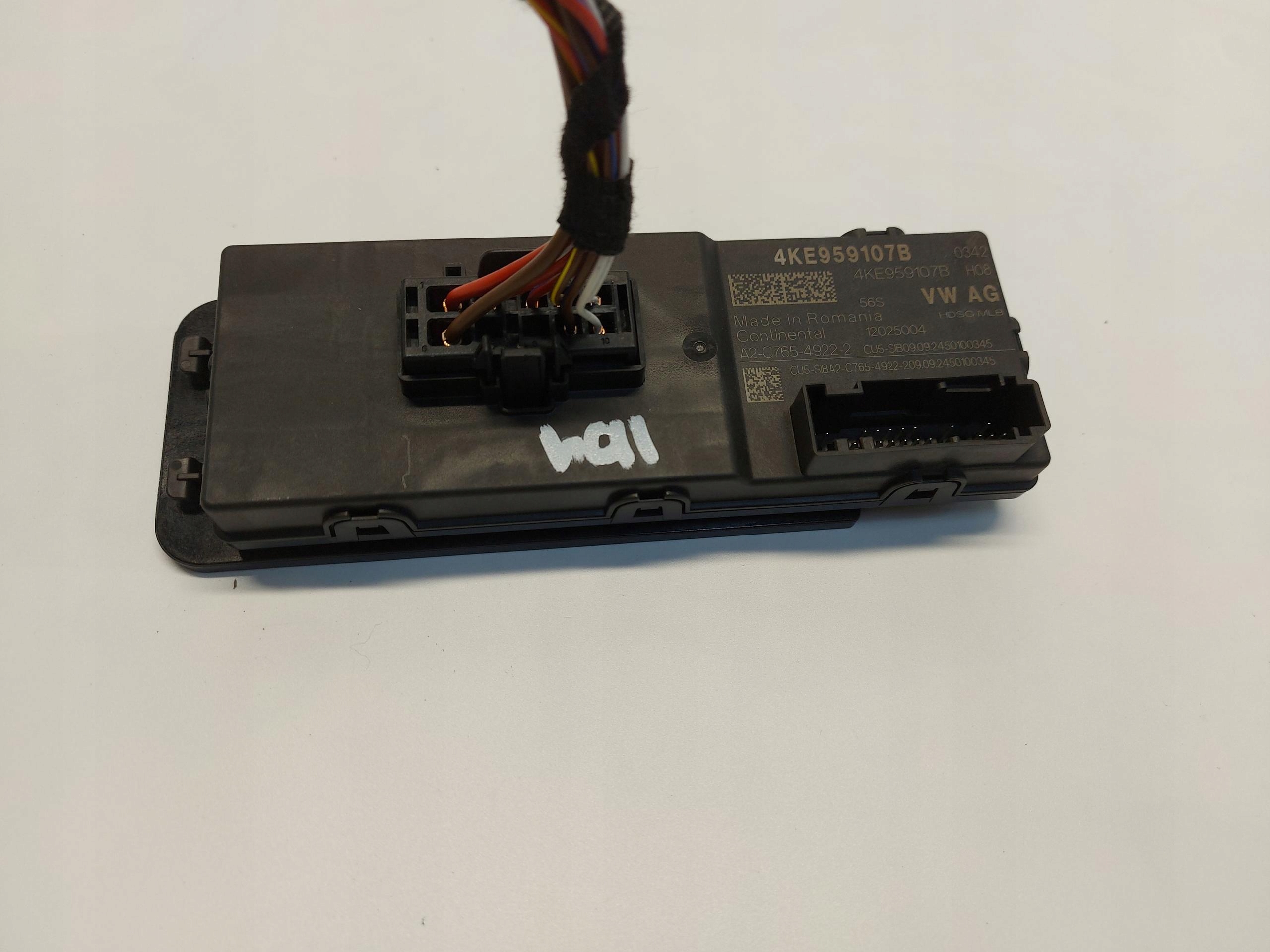 VW ID4 11A , 2024r SUV 5D control unit module bonnet 4KE959107B