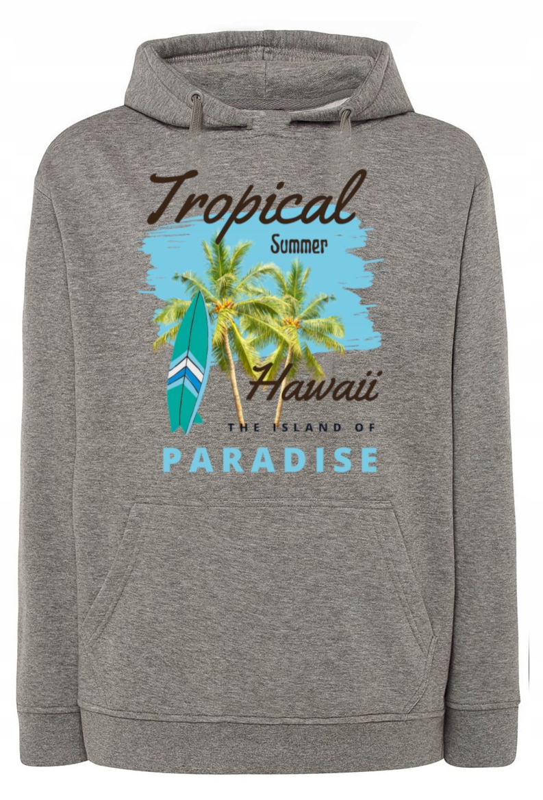 Pánská mikina s potiskem Hawaje Tropiki vel. 4XL