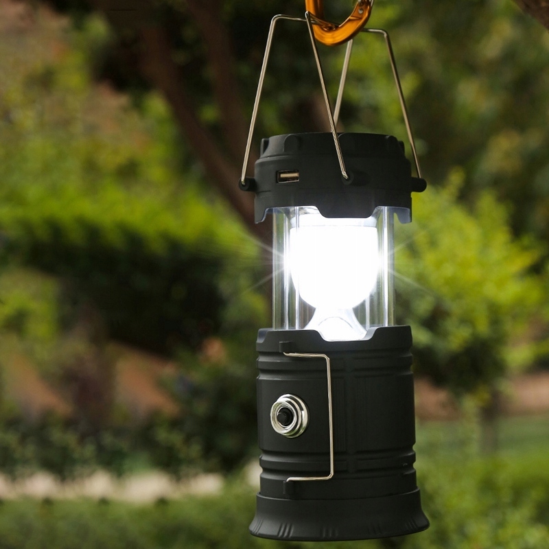 LAMPA SOLARNA LED TURYSTYCZNA AKUMULATOR SKŁADANA Liczba trybów 2