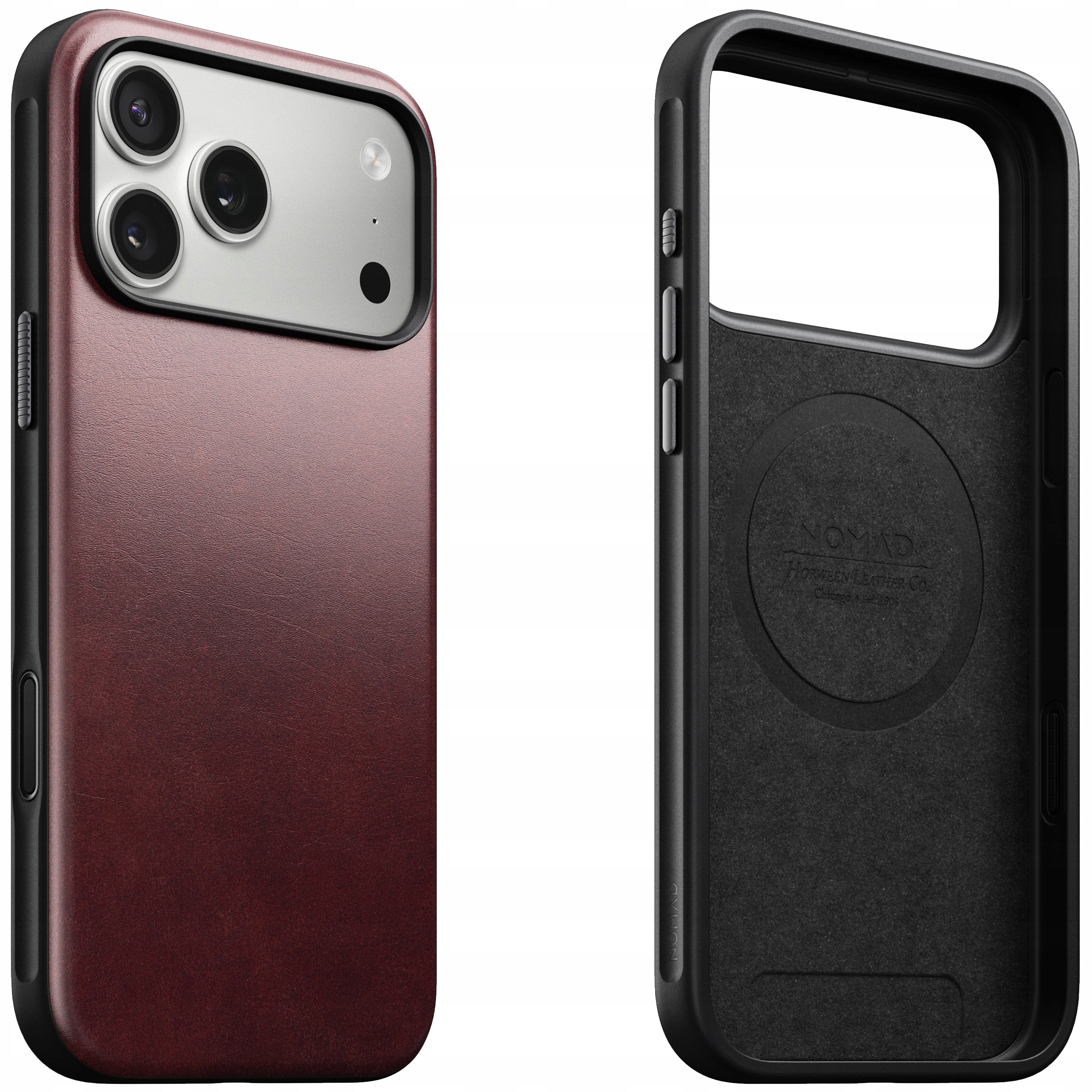 Nomad Modern Horween Leather Pouzdro s MagSafe pro iPhone 17 Pro Max