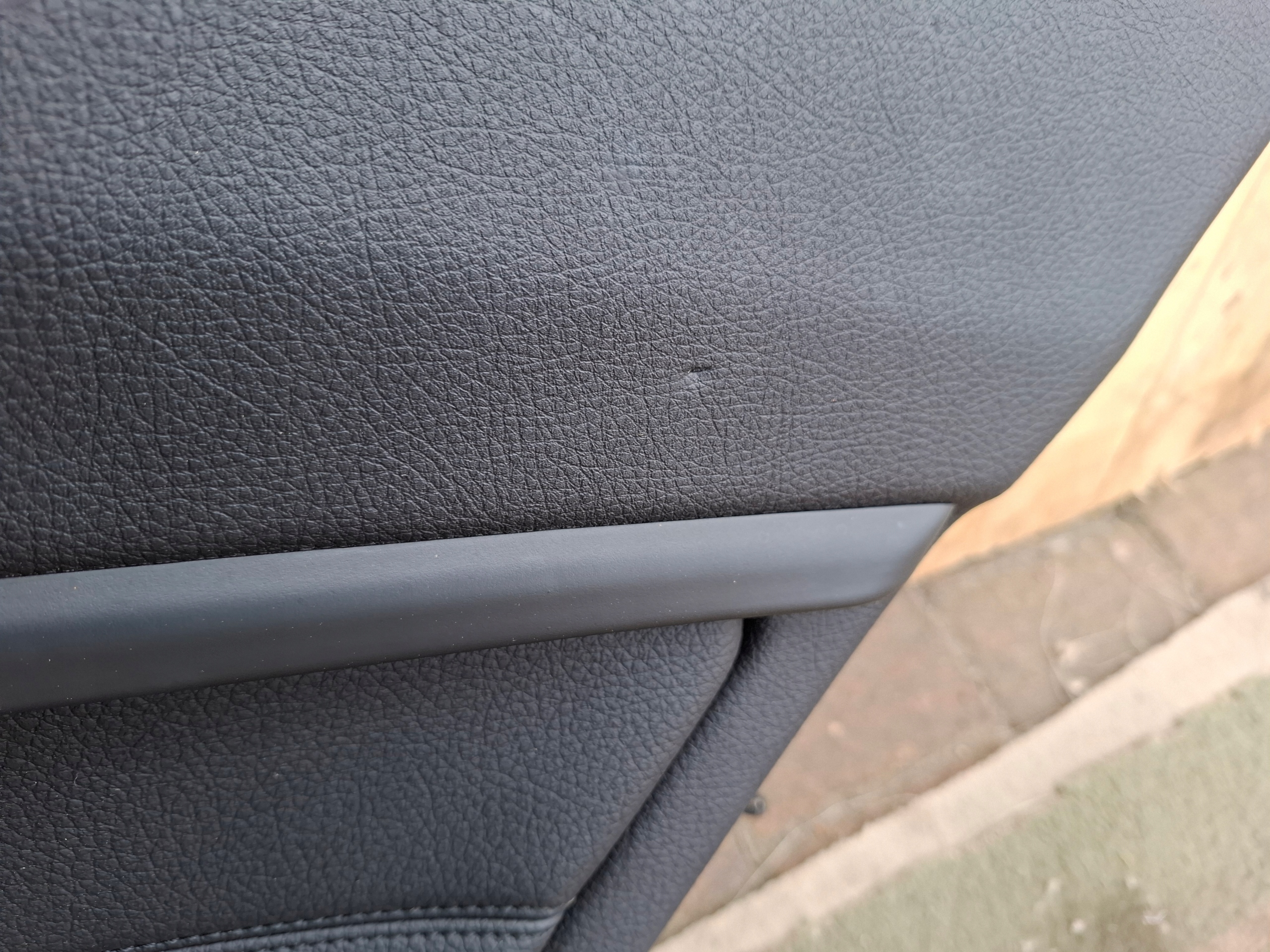 side door right rear part BMW F30 black leather