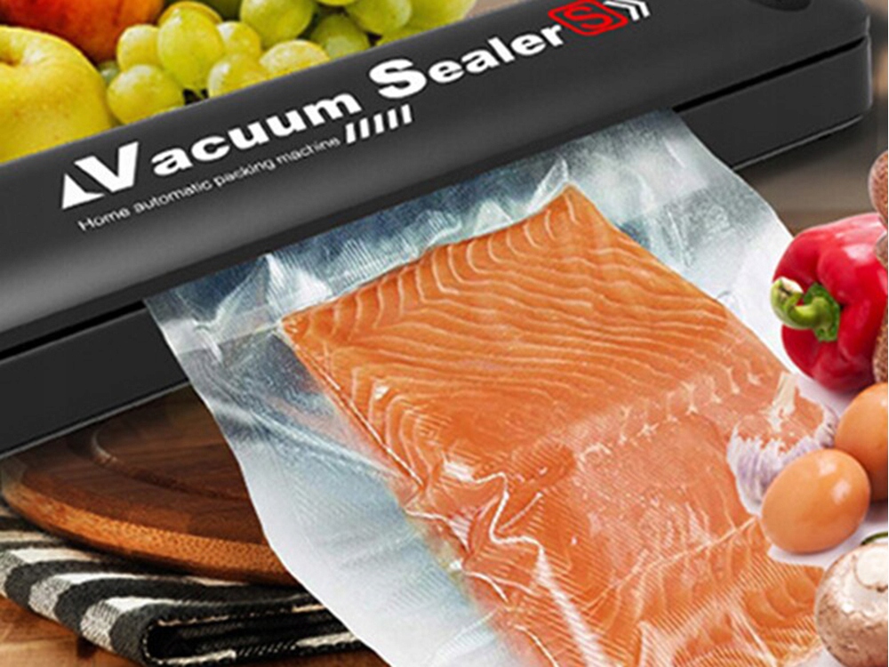 ZGRZEWARKA PRÓŻNIOWA DO ŻYWNOŚCI PAKOWARKA WORKI Kolor dominujący czarny