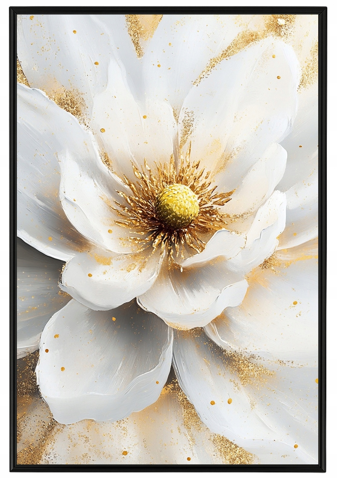 Plakát Rámeček Hliník Příroda Bílý Květ Magnolie Glamour 40x60