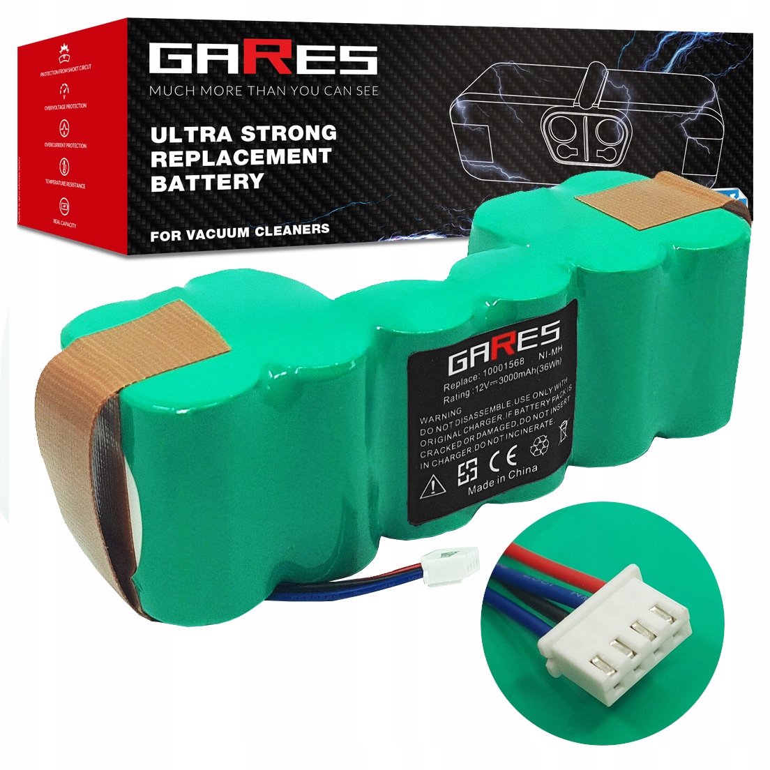 Akumulator do Irobot Roomba Combo ZJ1517-HFR, bateria 3000mAh 12V Ni-MH