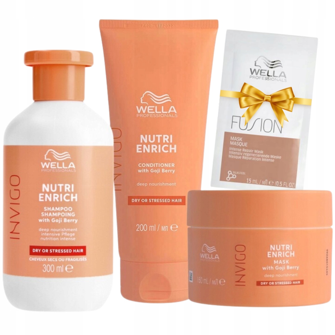 Wella Professionals Invigo Enrich Kondicionér Šampon Maska Dárek