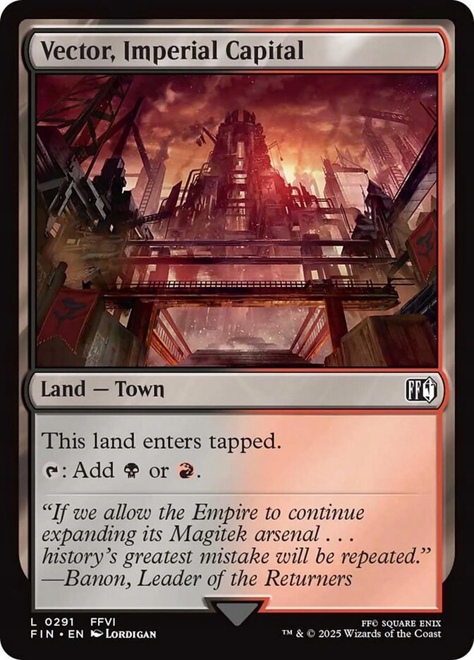 [mtg] Vector, Imperial Capital (fin)