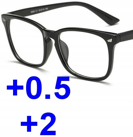 Okulary progresywne gotowe +0.5 Dal, +2 Bliż