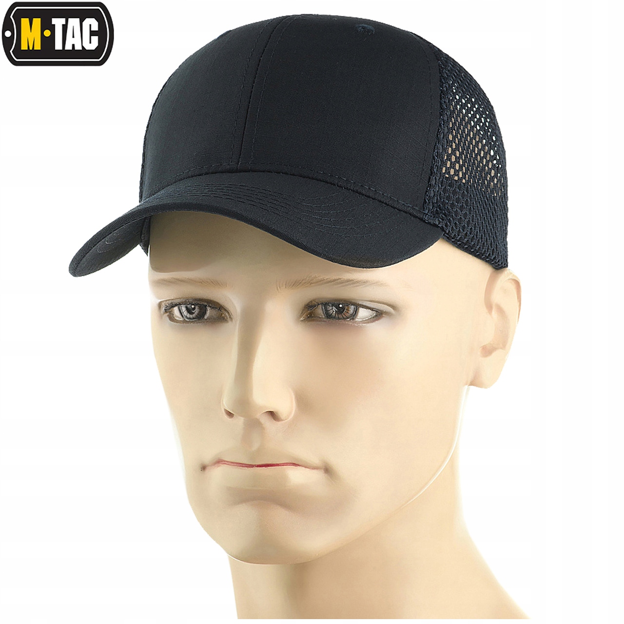 CZAPKA Z DASZKKIEM SIATKA FLEX RS M-TAC NAVY S/M Kolor niebieski