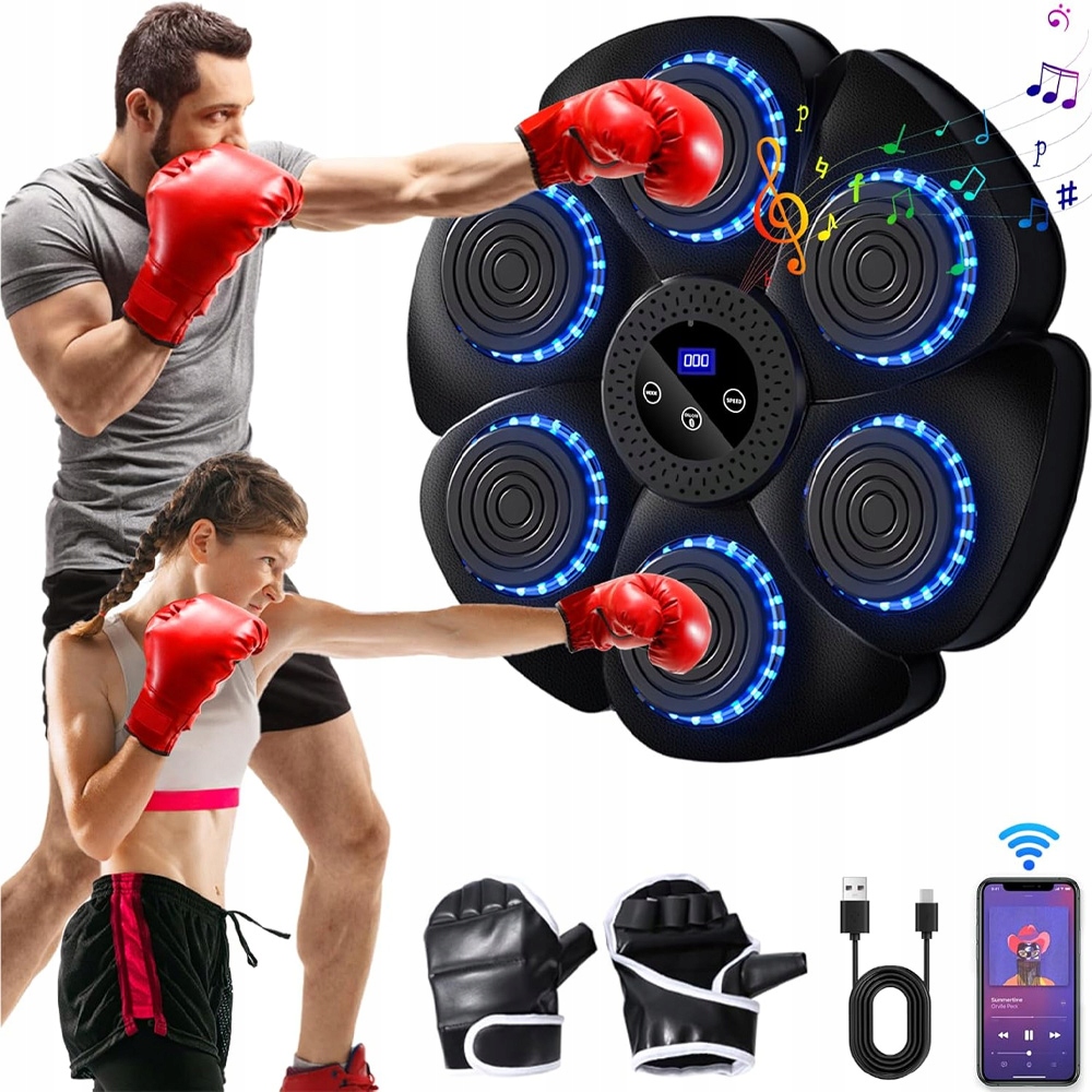 Music Boxing Hudební Boxovací Stroj, Tréninková Bluetooth Hudba, Hra