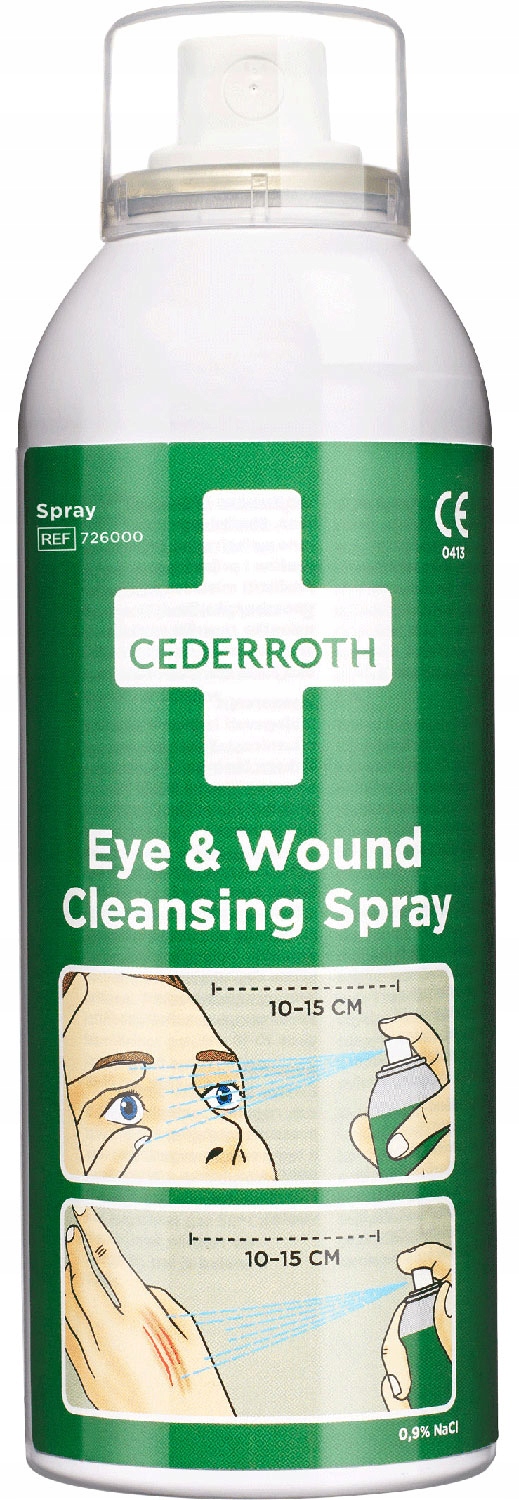 SPRAY DO OCZYSZCZANIA RAN I OCZU Cederroth 726000