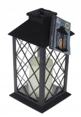 Latarnia ze świecą LED 28cm 177385