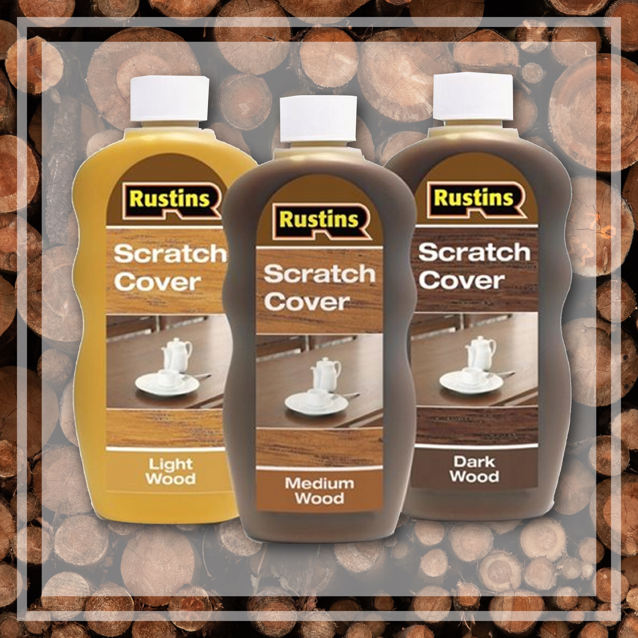 Preparat do usuwania zarysowań zadrapań rys na meblach RUSTINS jasny odcień Marka Rustins