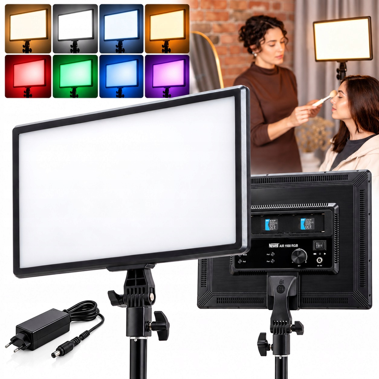 Newell Air 1100 Rgb Led panel 50W 2500-8500K Cri 95+ 49 efektů