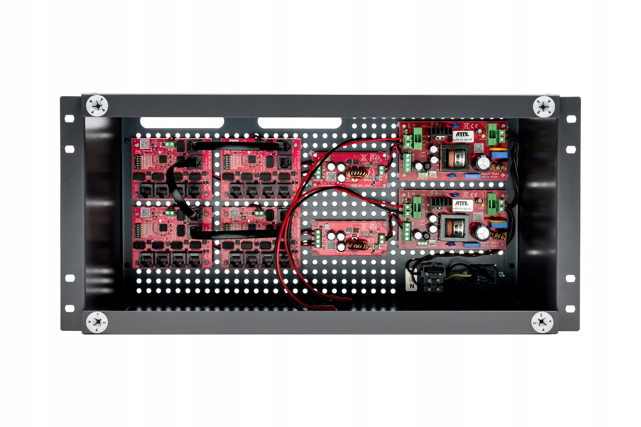 PoE prepínač pre 17 kamier IPUPS-17-11-R5U0 Atte