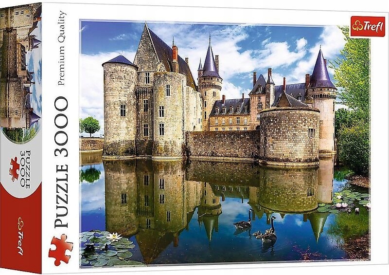 

Puzzle 3000el Zamek w Sully-sur-Loire