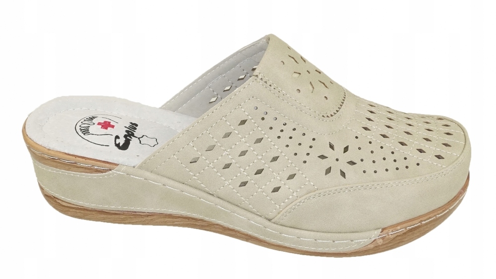 KLAPKI DAMSKIE LETNIE ZDROWOTNE PRZEWIEWNE Oryginalne opakowanie producenta pudełko