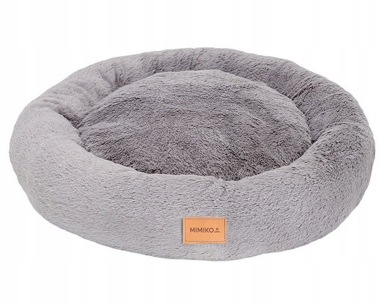 Levně Extrémně útulný pelíšek pro psa Velikost XL ø75cm Šedý