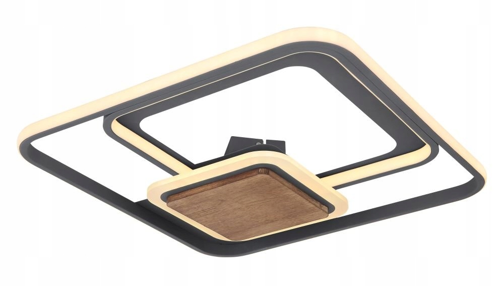 Moderný stropné svietidlo 48W Nirra šedo-biely 50x50 cm