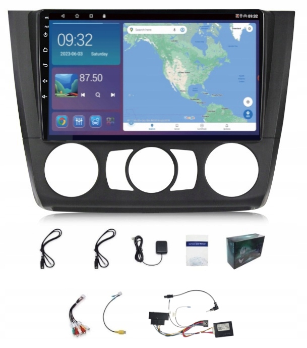Rádio Navigácia Gps Bmw 1 E81/E82/E87/E88 Carplay Android Auto 4GB 64GB