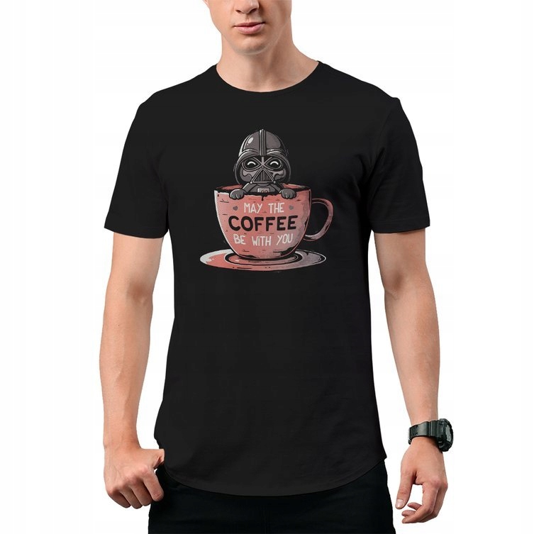 

Koszulka T-Shirt May The Coffee Vader L