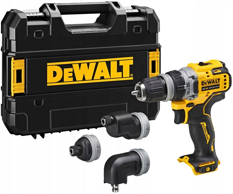 Dewalt DCD703NT Bezszczotkowa Wiertarko-wkrętarka 12V 4 Głowice Body Xr