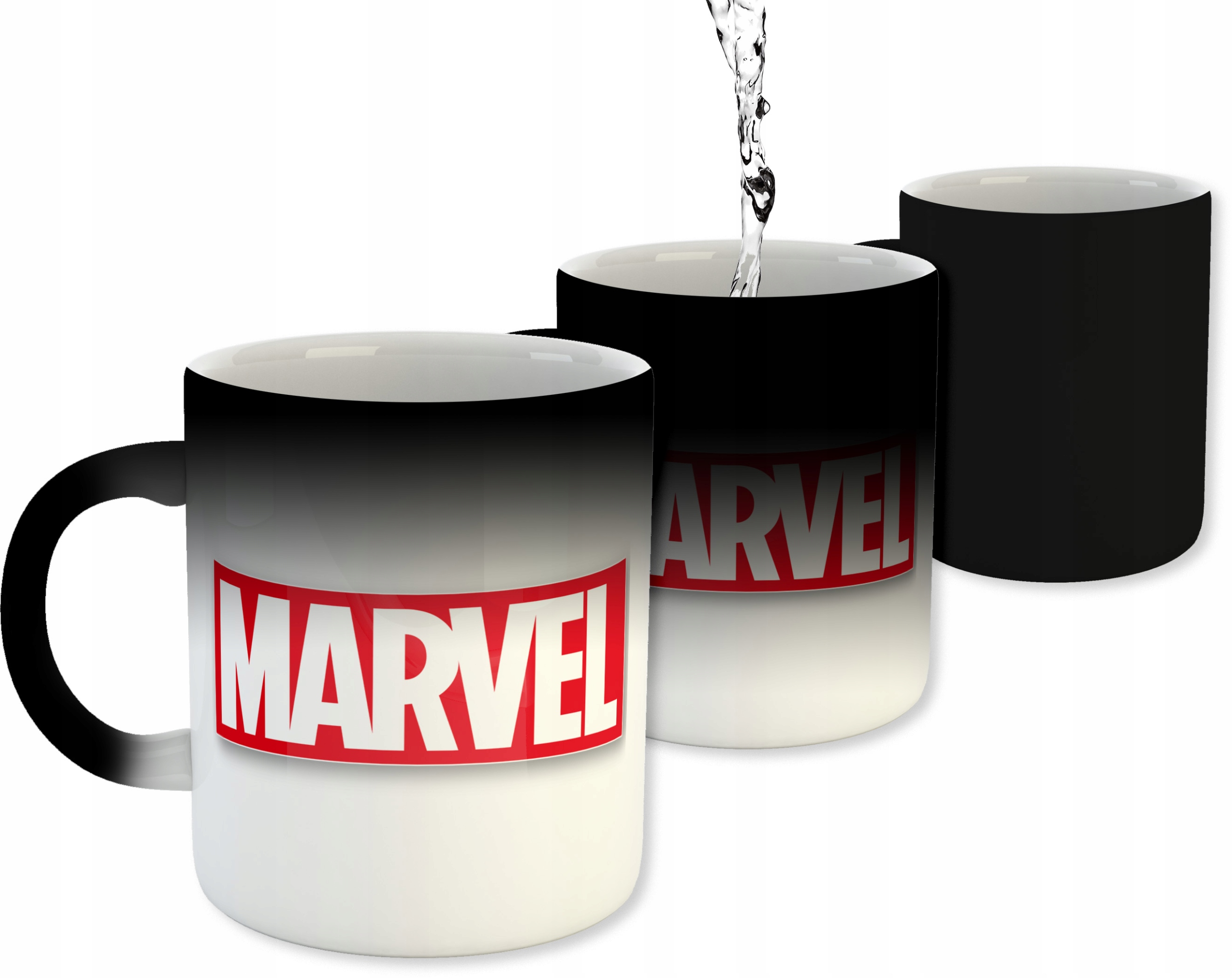 

Magiczny kubek czarny Marvel