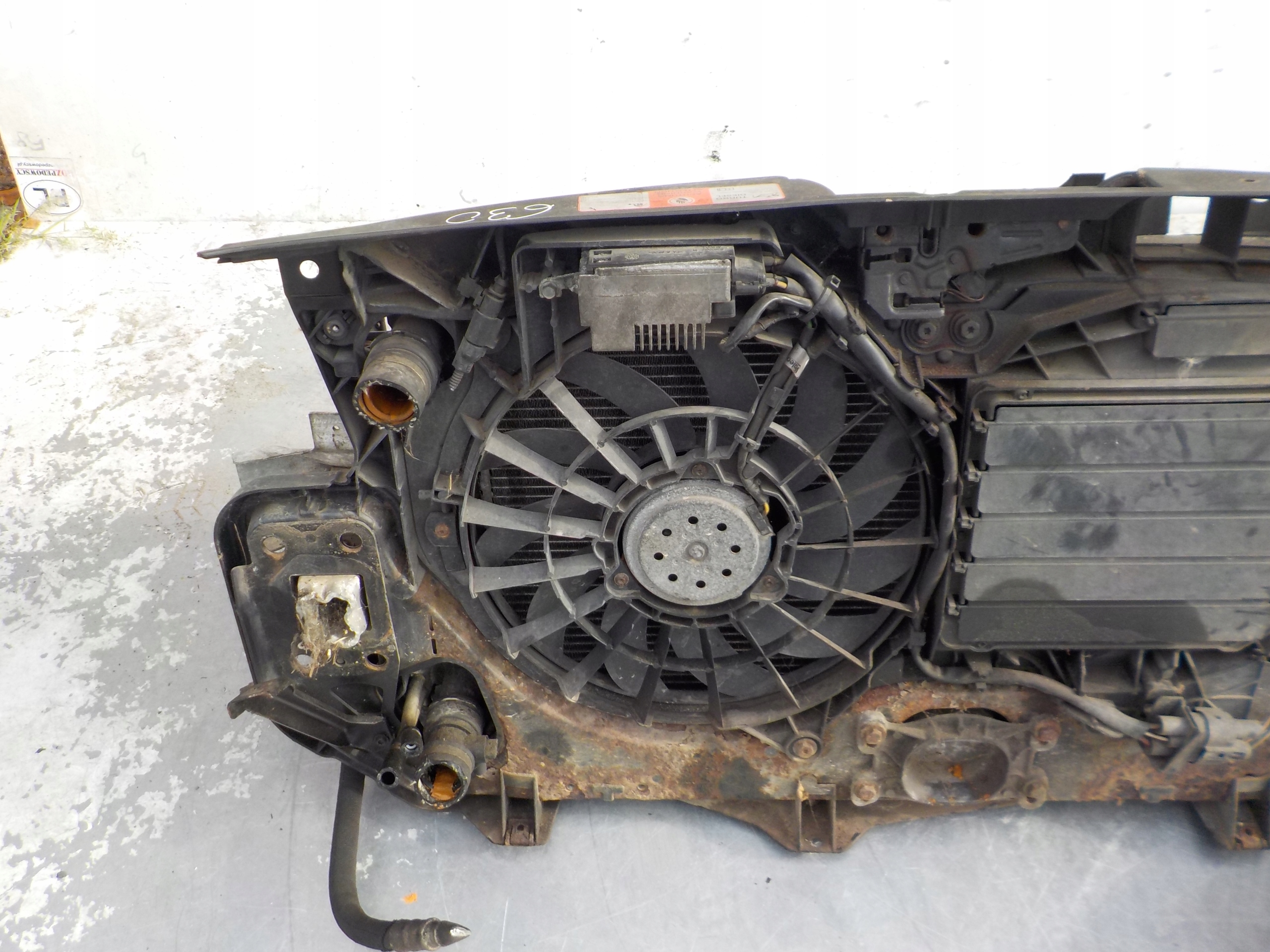 630 AUDI A6 C6 tension belt 2.0 TFSI front sider radiator