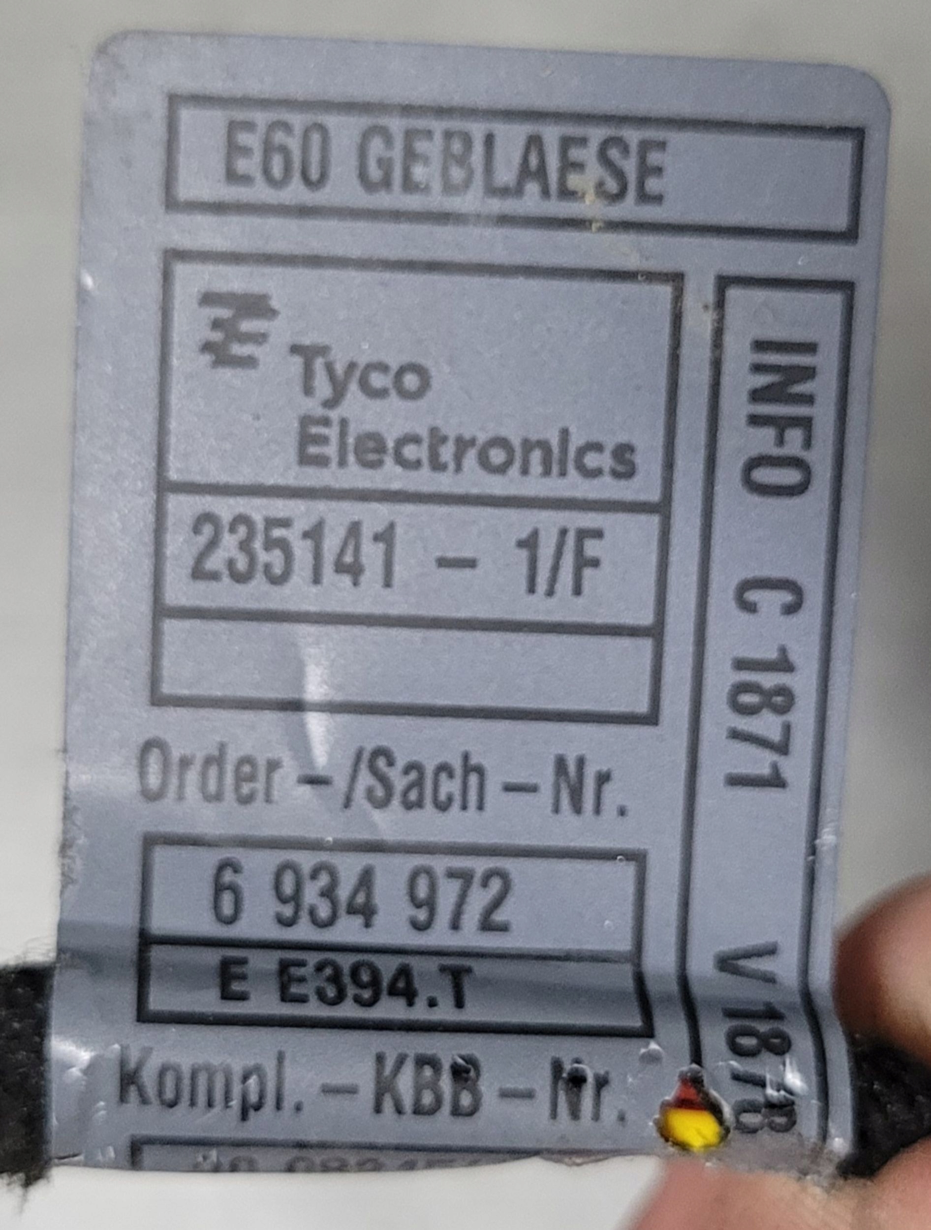 Ventilateur Bloc de chauffage complet Résistance, rhéostat, régulateur BMW 5 E60 E61 2009