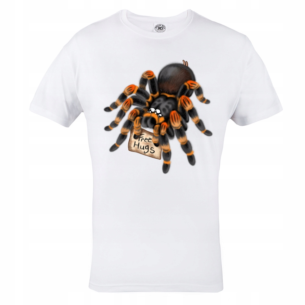 

Męska Koszulka Z Nadrukiem Pająk Tarantula Hugs