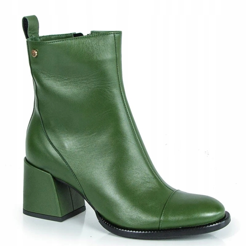 Visconi 2910538 Kotníkové Boty Kozačky Kůže Lico Zelené 39