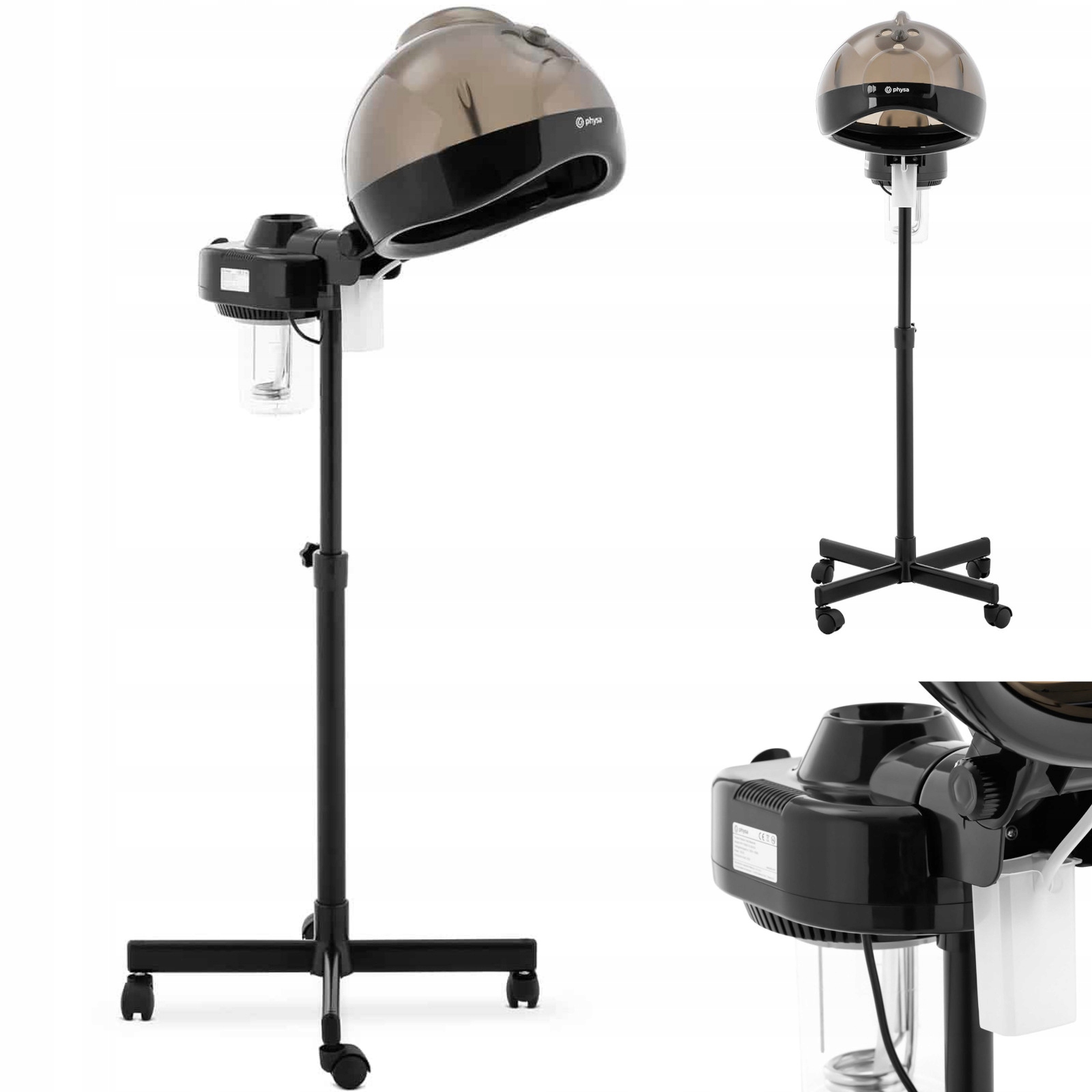 Kadeřnická Sauna, Zvlhčovač Vlasů Na Stativu, Profesionální, 730 W