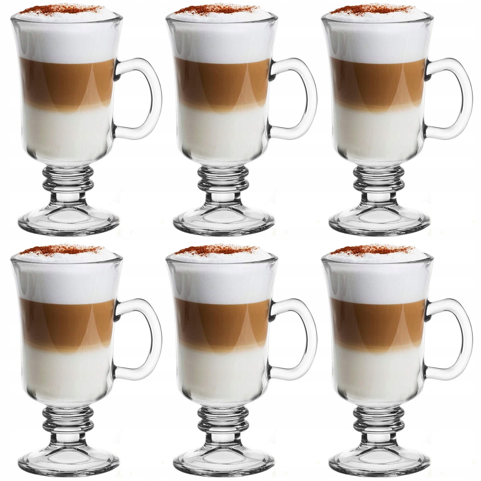 

Zestaw Komplet Szklanek Do Kawy Latte 250ML 6SZT