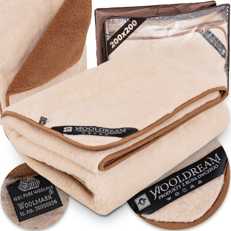 Vlnová Prikrývka Camel Antialergická, Mäkká, Priedušná 200 x 200