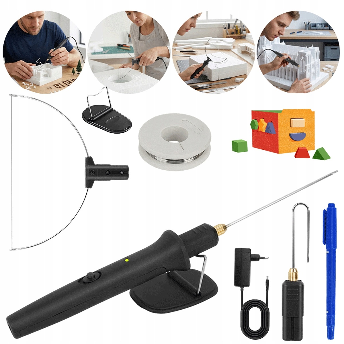 Elektrický řezač pěnového polystyrenu pro rychlé řezání maket