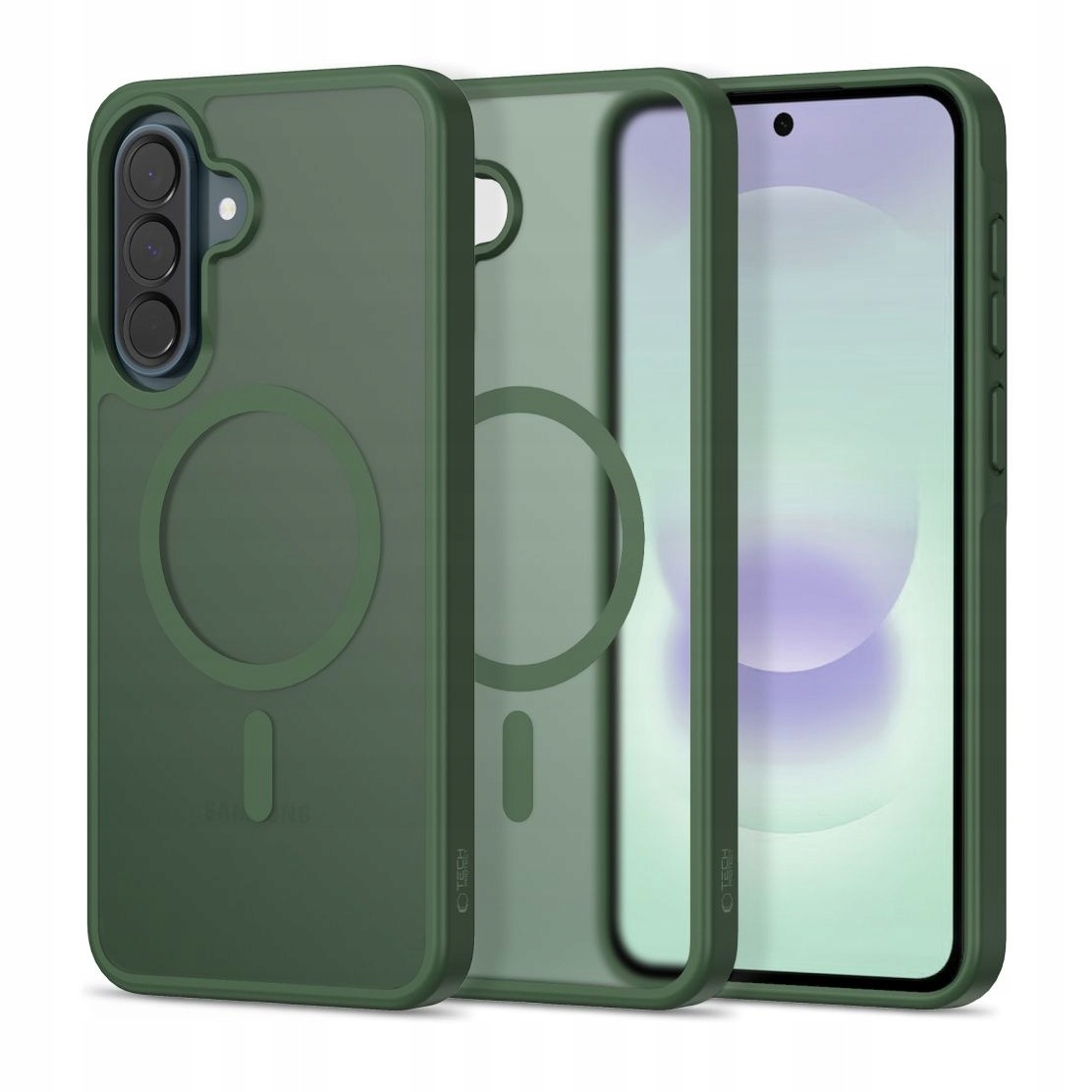 Etui do Samsung A36 A56 A37 5G Tech-Protect Magmat zielone