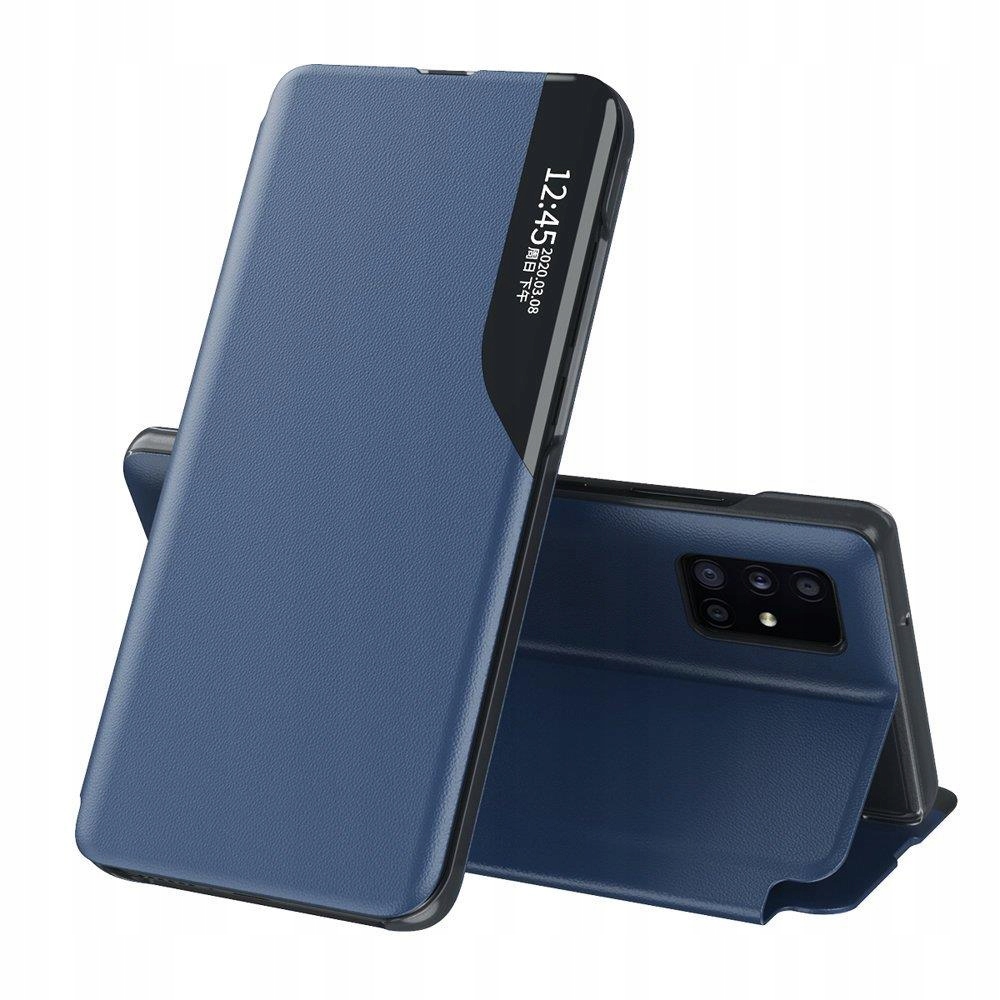 

Eco Leather View Case etui do Huawei P40 niebieski