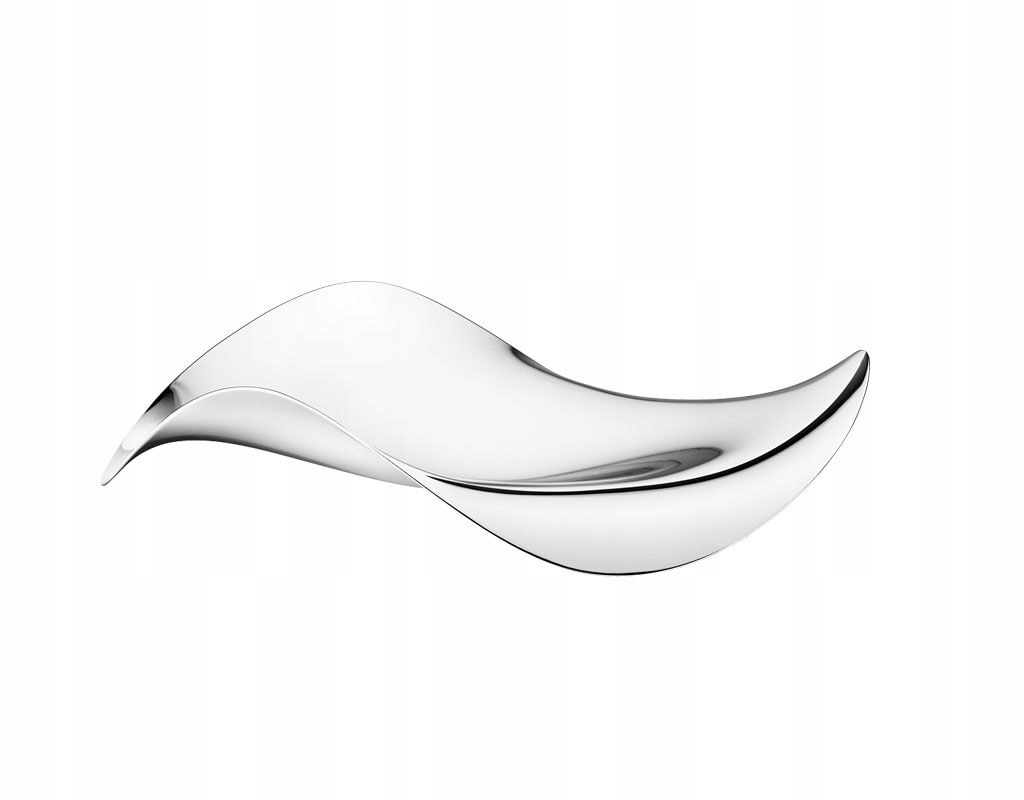Georg Jensen Cobra Dekoratívna miska 38 cm Strieborná leštená
