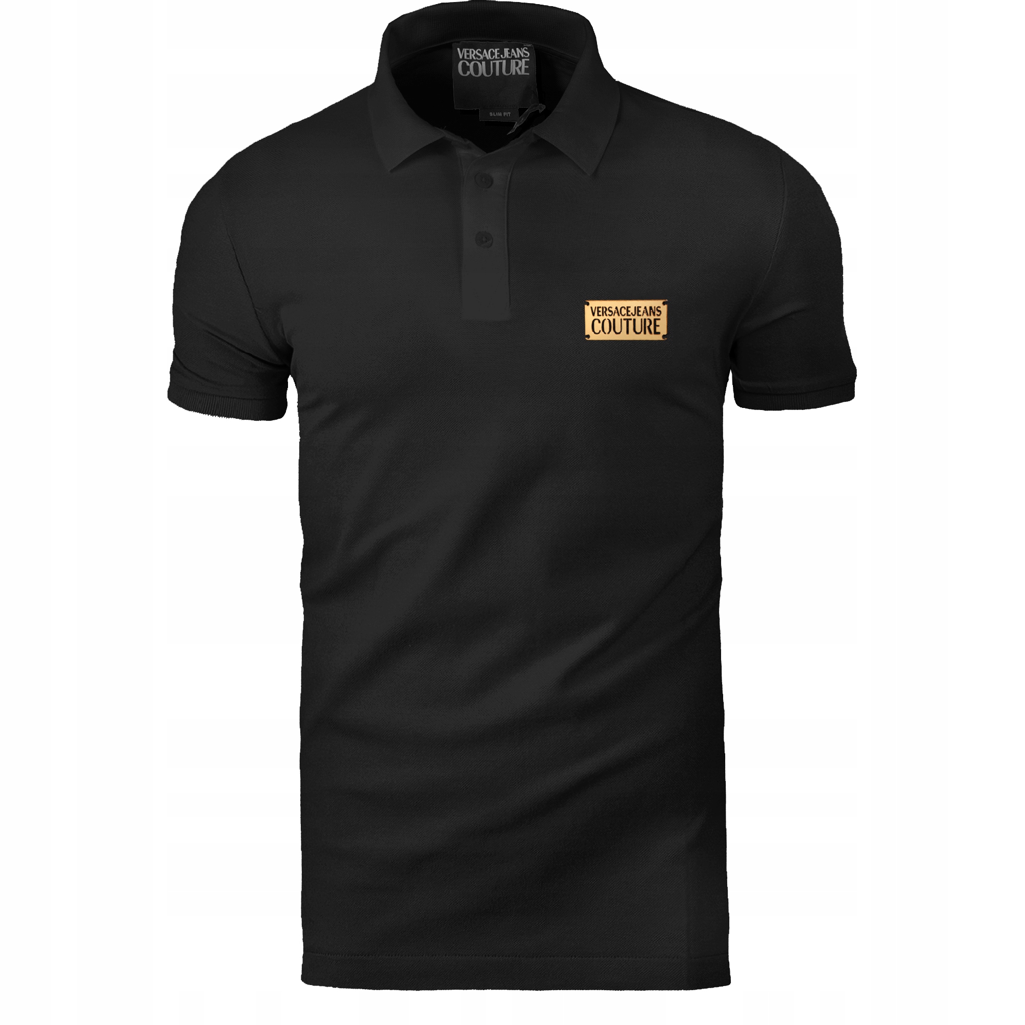 Versace Jeans pánská polokošile černá slim fit velikost M