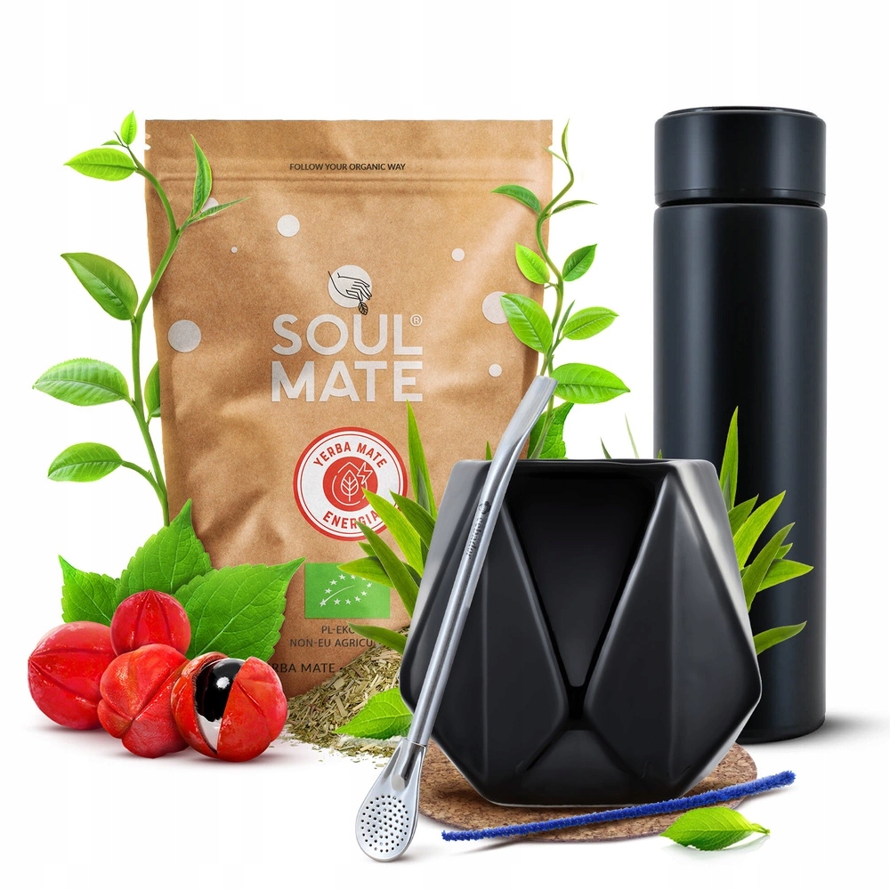 Levně Sada Yerba Soul Mate Energia Termoska 0,5 kg 500 g