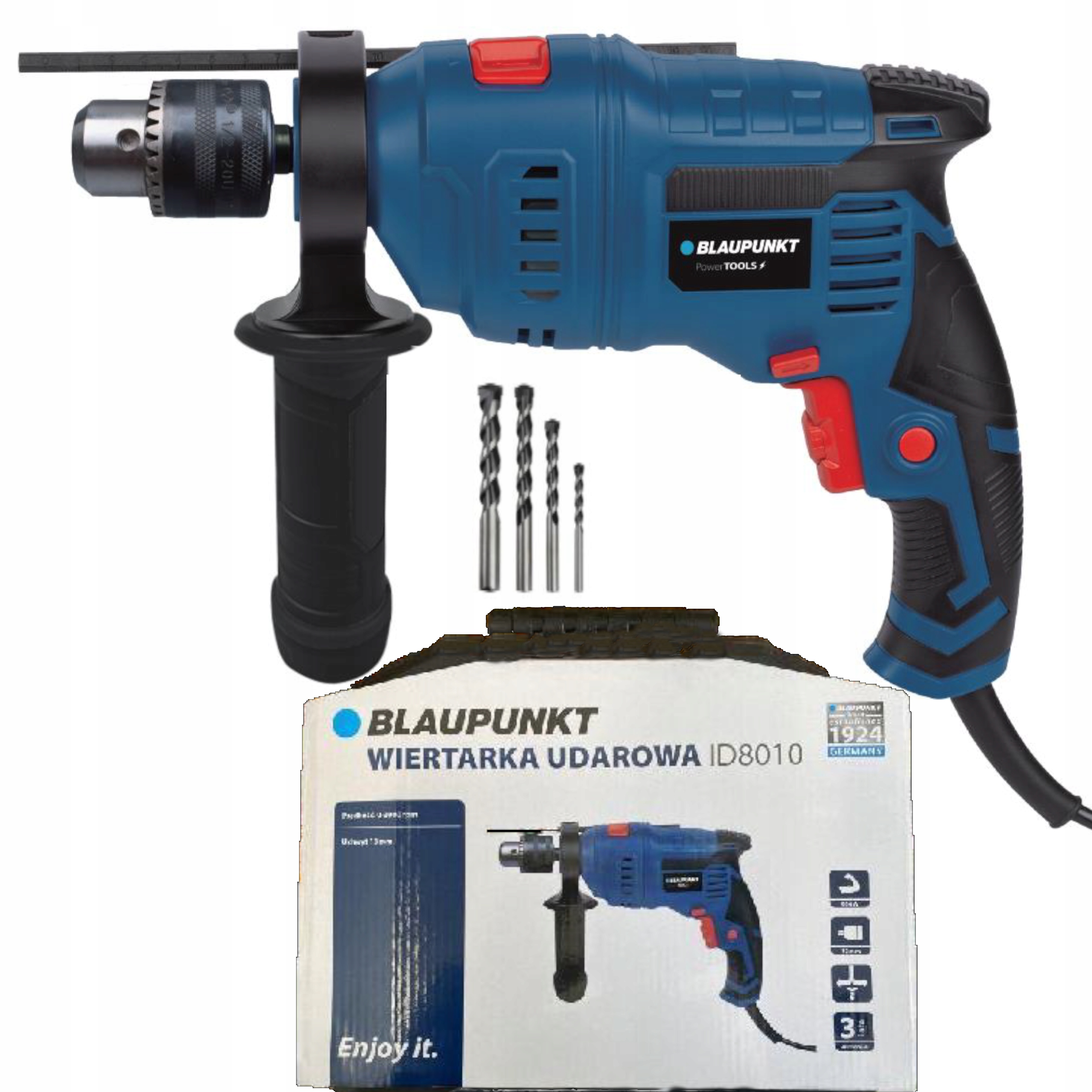 

Wiertarka Udarowa Blaupunkt ID 8010 Z Walizką