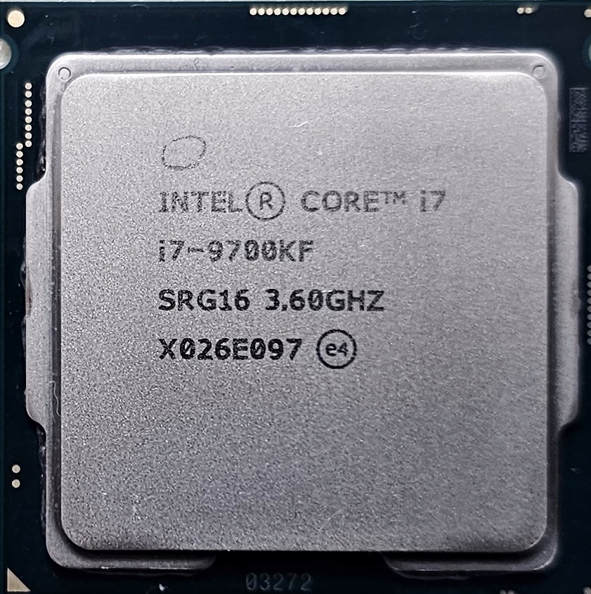 Procesor Intel i7-9700KF 8 x 3,6 GHz gen. 9