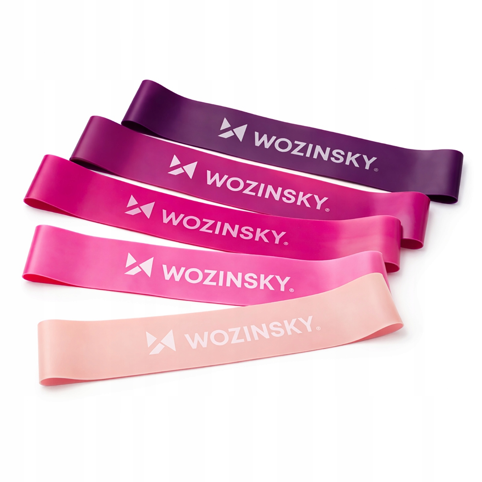 Gumy taśmy treningowe oporowe do ćwiczeń z Tpe 5 szt.