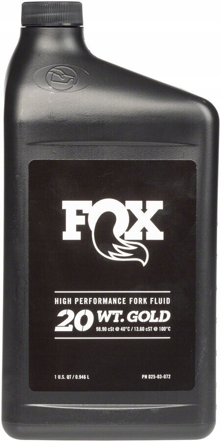 Olej Fox do Amortyzatorów 20 Wt Gold, High Performance Fork Fluid 946ml