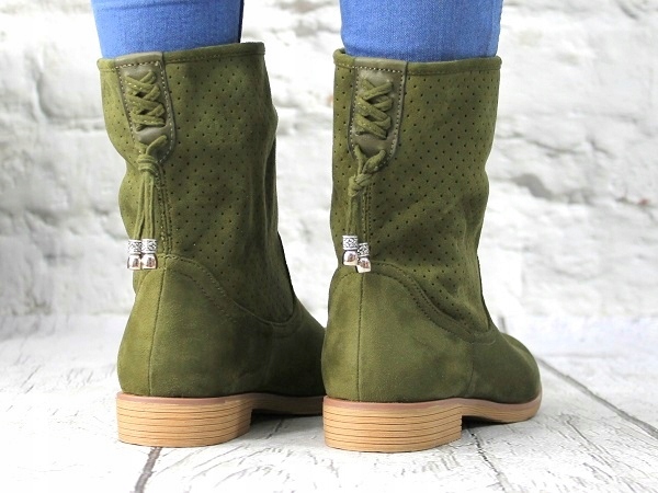 WYGODNE NIEOCIEPLANE BOTKI AŻUROWE DAMSKIE BUTY 37 Rozmiar 37