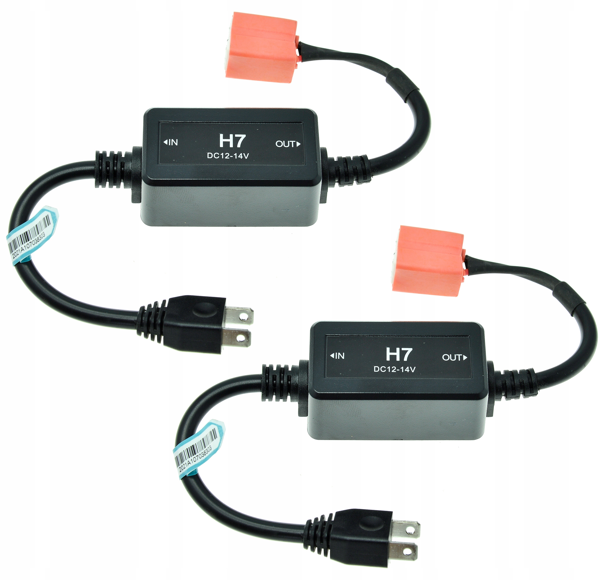 Żarówki LEDprojektor Adapter Canbus H7 50 W 2 szt. dekoder błędu