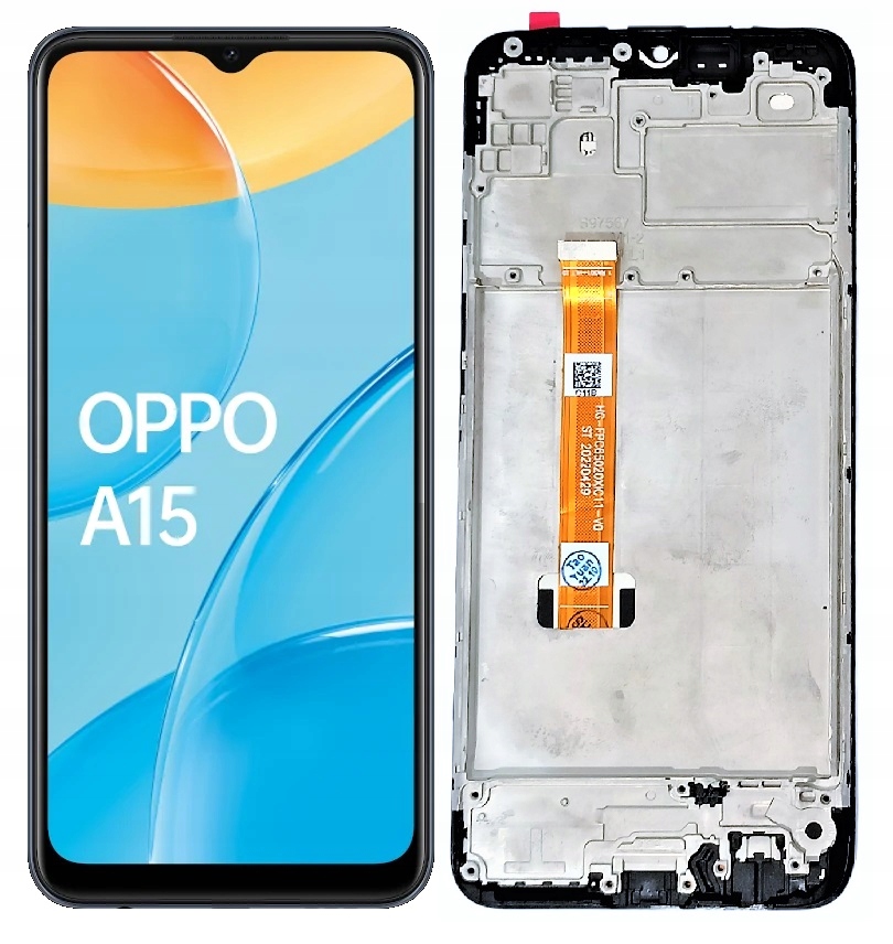 LCD WYŚWIETLACZ EKRAN DO OPPO A15 RAMKA