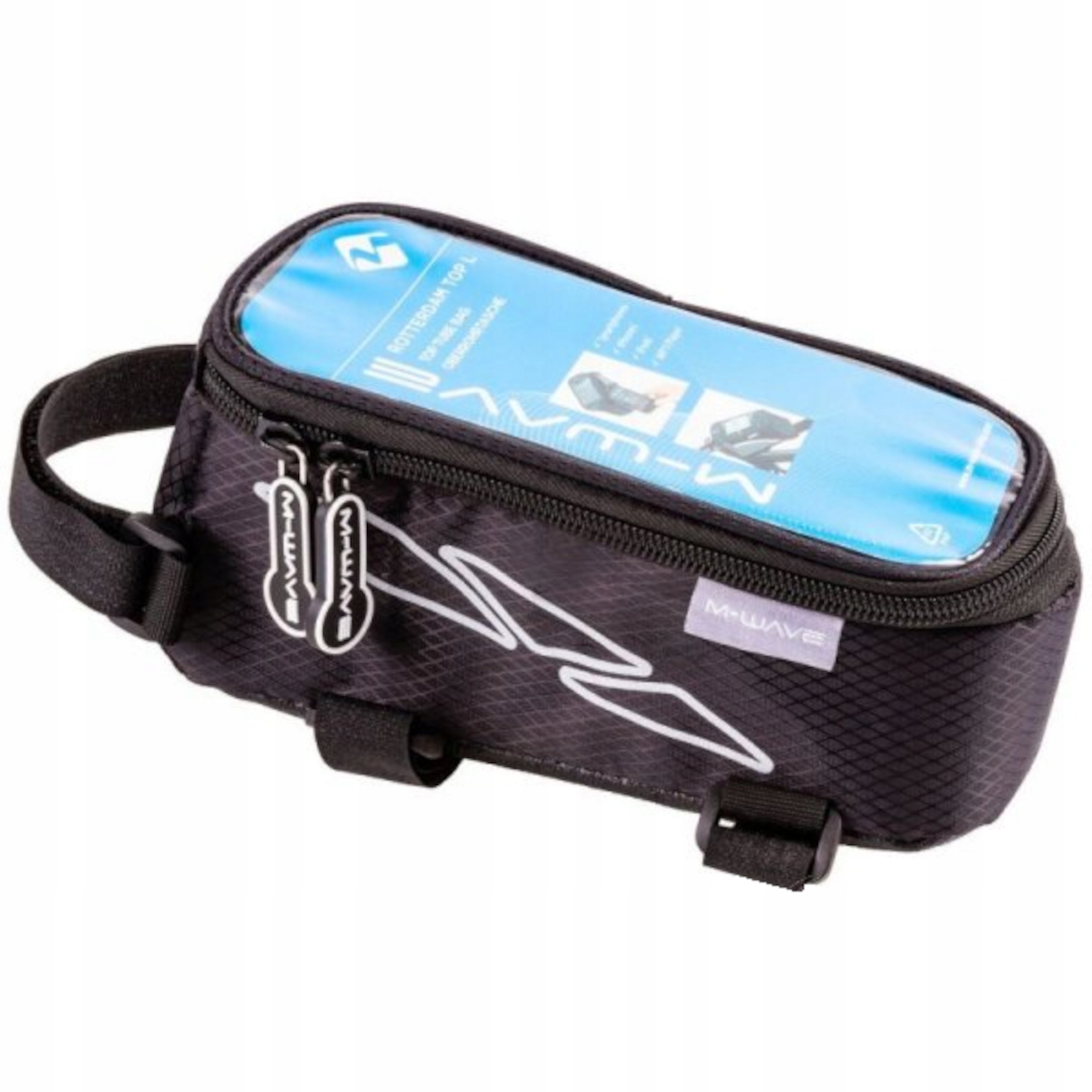 SAKWA M-WAVE ROWEROWA NA RAMĘ CZARNA L