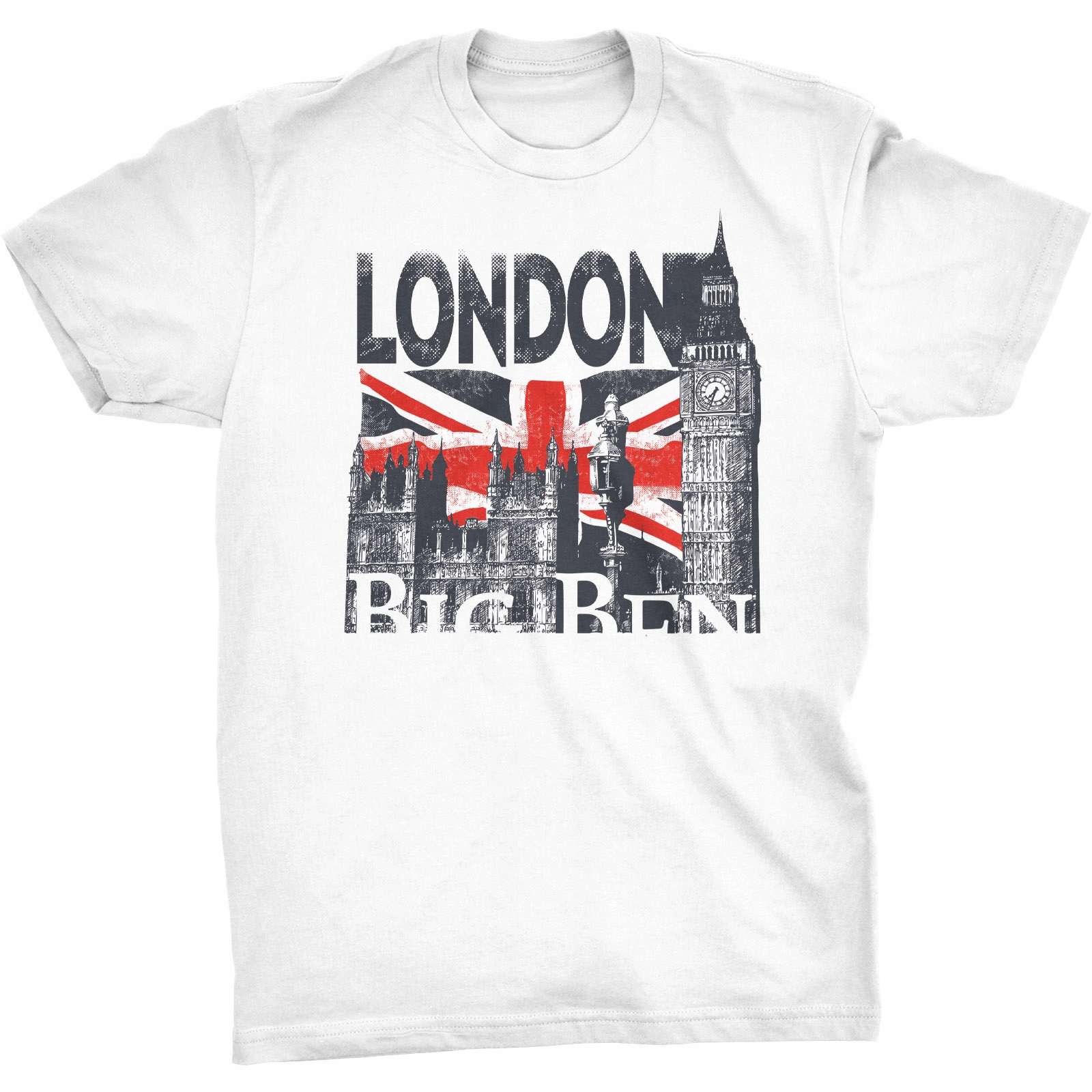 

London Big Ben Koszulka Londyn Uk Wielka Brytania